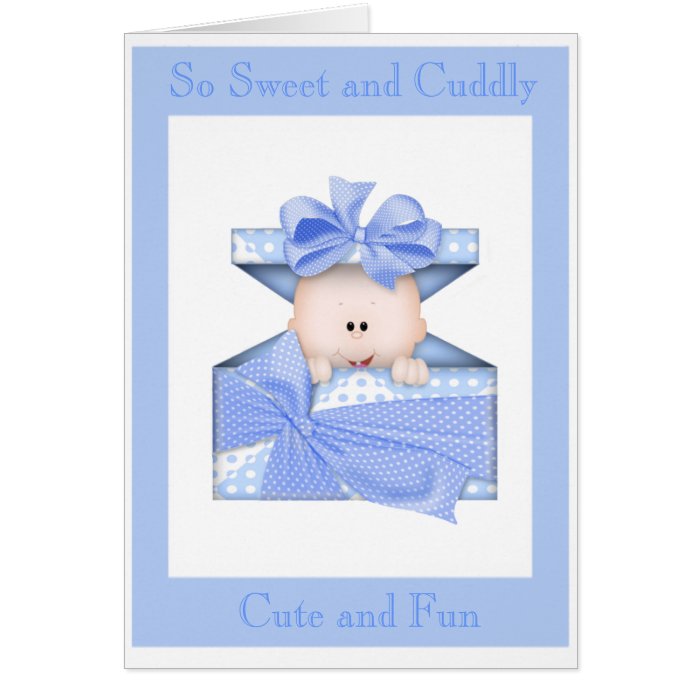 Baby Shower Card (Boy) Zazzle