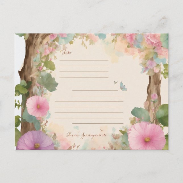 Baby Shower Celebration Invitation Postcard (Front)