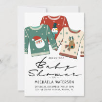 BABY SHOWER | Christmas Ugly Sweater Party Invitation