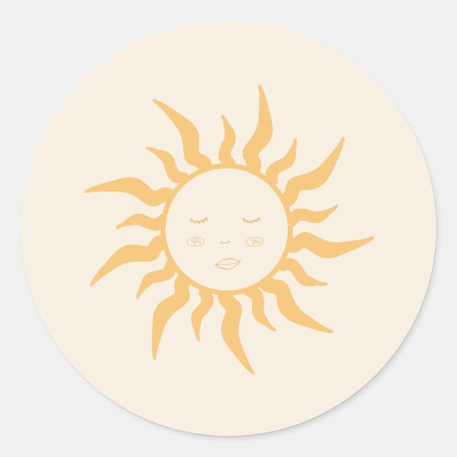 Baby shower  classic round sticker (Front)