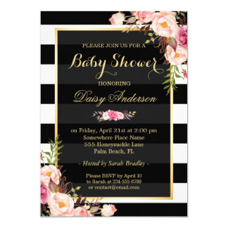 floral baby shower invitations & announcements | zazzle floral baby shower invitations & announcements | zazzle, Baby shower invitations