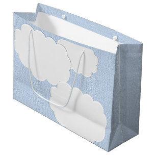 Baby Shower Clouds Large Gift Bag
