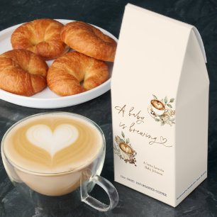 Baby Shower Coffee Beans Favor, A Baby is Brewing