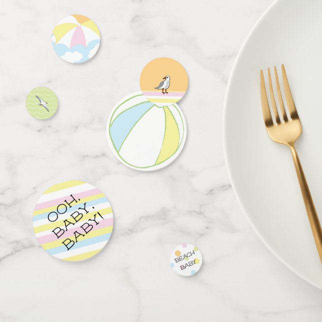 Baby Shower Confetti Beach Ball (Group)