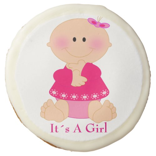Baby shower cookies Its a girl Sugar Cookie