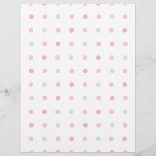 Baby Shower Cupcake Decor - French Bow Dot Swirl (Back)