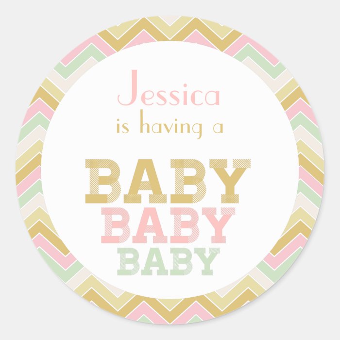 Baby Shower Cupcake Topper/Sticker