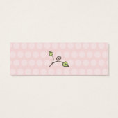 Baby shower custom owl tag (Back)