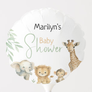 Baby Shower Cute Baby Animals Balloon