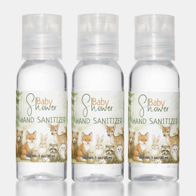 Baby Shower Cute Baby Animals Hand Sanitizer (Set)