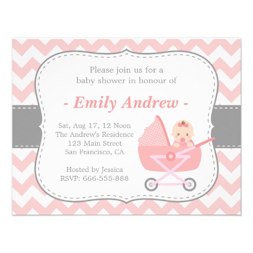 Baby Stroller Invitations 2