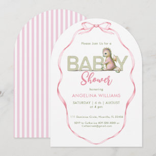 BABY SHOWER Cute dragon invitation