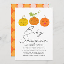 BABY SHOWER | Cute Little Pumpkin Invitation