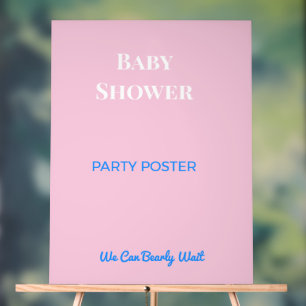 Baby Shower Decorations Party Signs Elegant