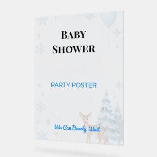 Baby Shower Decorations Party Signs Elegant