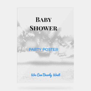 Baby Shower Decorations Party Signs Elegant