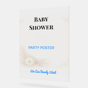 Baby Shower Decorations Party Signs Elegant