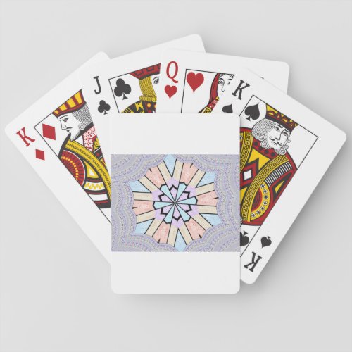 Baby shower design playing cards