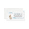 Baby Shower Diaper Raffle Card Teddy Bear Blue