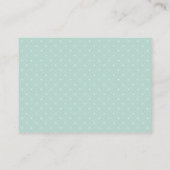 Baby Shower Diaper Raffle Cards | Mint Balloon (Back)
