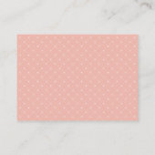 Baby Shower Diaper Raffle Cards | Pink Balloon (Back)