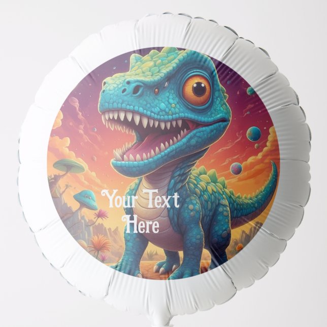  Baby shower dino-mite  Balloon (Front)