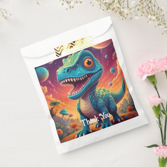 Baby shower dino-mite  favor bag (Sealed)