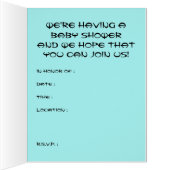 baby shower (dolphin cocoon) cards (Inside (Right))