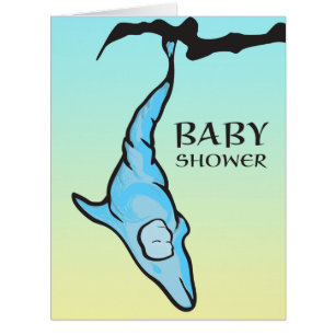 baby shower (dolphin cocoon) cards