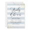 Baby Shower | Elegant Gold Confetti & Blue Stripes