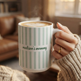 Baby Shower | Elegant Script Mom Dad Aunt Custom Coffee Mug