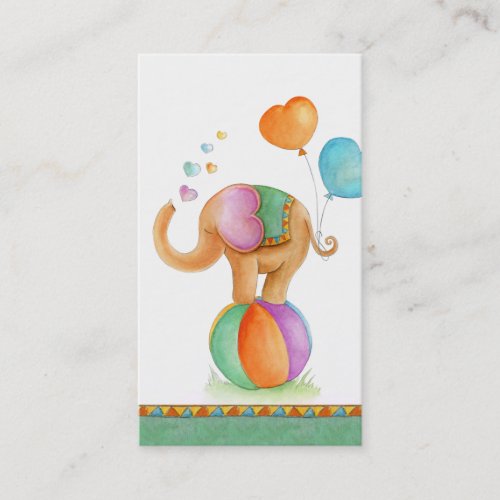 Baby shower elephant art book gifting cards