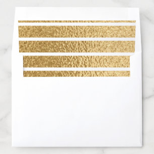 Baby Shower Elephant Gold and White Envelope Liner