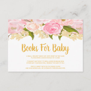 Baby Shower Enclosure Cards, Books For Baby Card