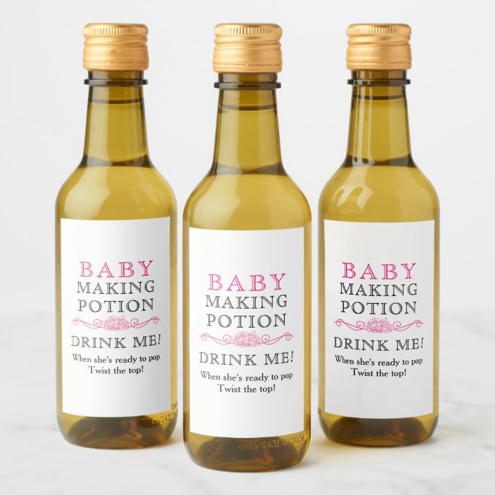baby shower liquor favors