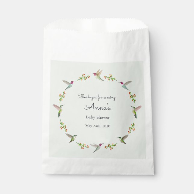 Baby Shower Favor Bag (Front)