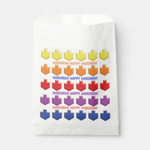 Baby Shower Favor Bag 3D Dreidels Favor Bag