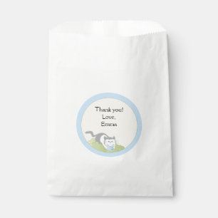 Baby Shower Favor Bag, Build-a-Library, Blue Favor Bag