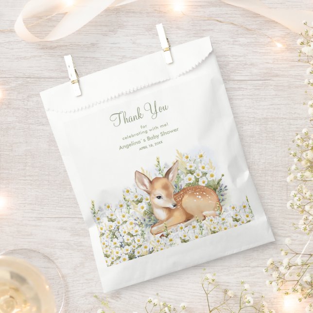 Baby Shower Favor Bags (Clipped)