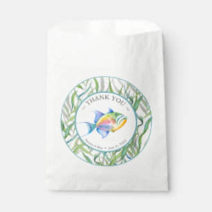 Baby Shower Favor Bags Tropical Fish
