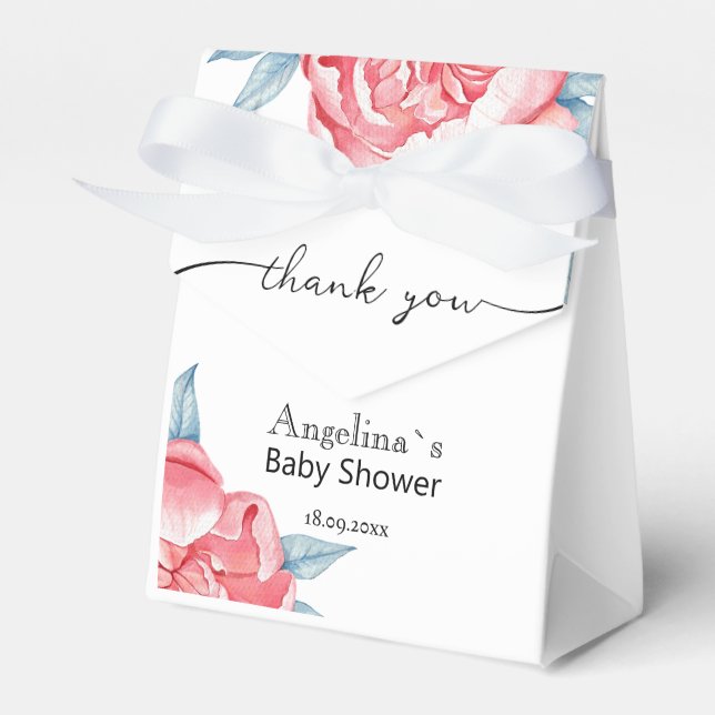 Baby Shower Favor Box  (Front Side)