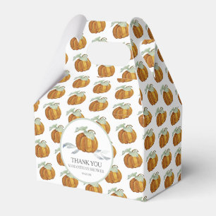 Baby Shower Favor Boxes Fall Little Pumpkin