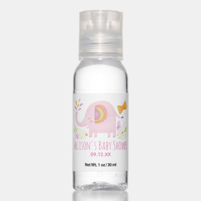 Baby Shower Favor Hand Sanitizer (Front)