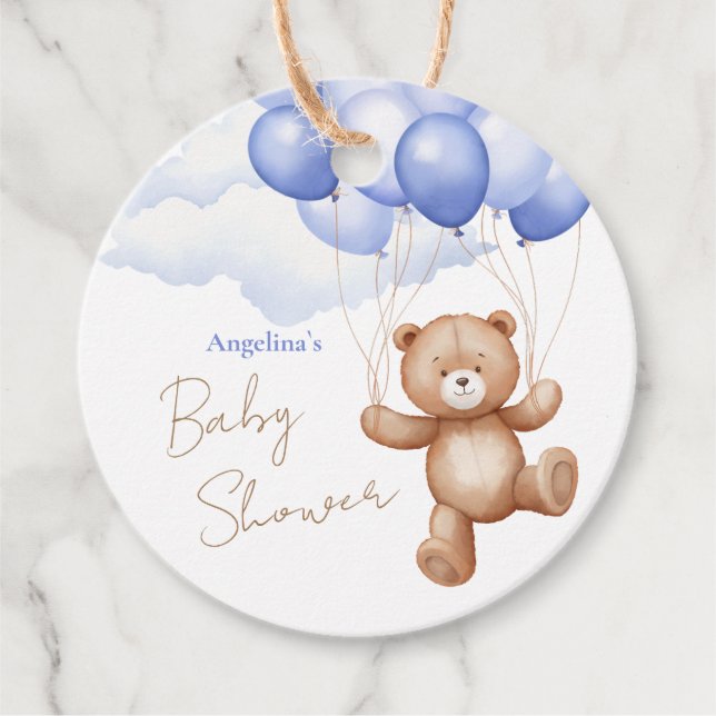 Baby Shower Favor Tags  (Front)