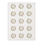 Baby Shower  Favors Edible Frosting Toppers Rounds (Sheet)