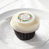 Baby Shower  Favors Edible Frosting Toppers Rounds (Cupcake)
