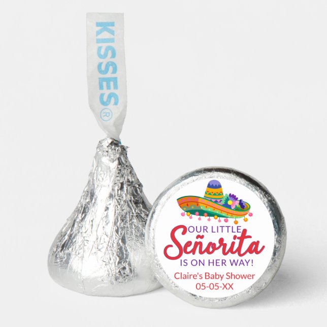 Baby Shower Fiesta Sombrero Candy Favors (Front)