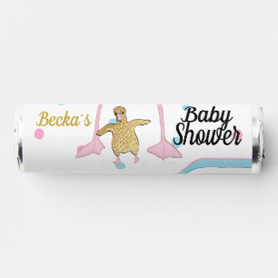 Baby Shower Flamingo Mom and Baby Breath Savers® Mints