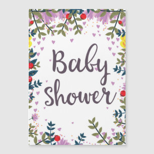 Baby Shower Floral Invite