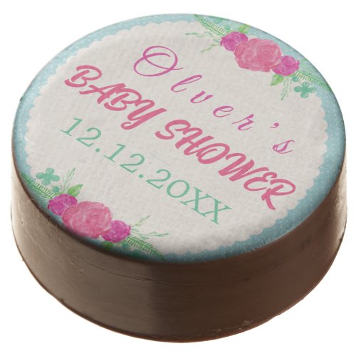  Baby Shower Flower Garden Chocolate Covered Oreo